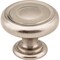 Jeffrey Alexander 1-1/4" Diameter Satin Nickel Bremen 1 Cabinet Knob 117SN - alternate 1